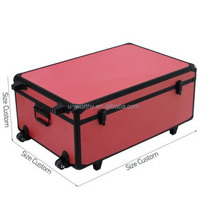 Groothandel Aluminium Draagtas Apparatuur <span class=keywords><strong>Trolley</strong></span> <span class=keywords><strong>Box</strong></span> Met Wielen - Product Image 4