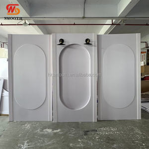 Decoración de Entrada para Recepción de Boda Personalizada, Fondo de PVC Blanco con Lámpara LED y Tabla de Asientos para Decoración de Eventos - Product Image 4