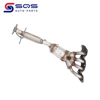Convertisseur catalytique à trois voies SQS OEM/ODM de haute qualité, ajustement direct pour Focus 1.8T 2.0T, en acier inoxydable, personnalisé, Euro 3-6 avec certification CE