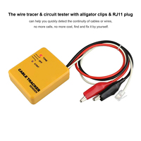 Portable RJ11 réseau testeur de câble téléphonique traqueur de fil diagnostiquer le détecteur de ligne de tonalité outils de mise en réseau