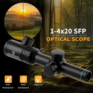 Mira Óptica Compacta FOCUHUNTER 1-4X20E con Tubo de 25.4mm y Retícula Iluminada para Caza - Product Image 5