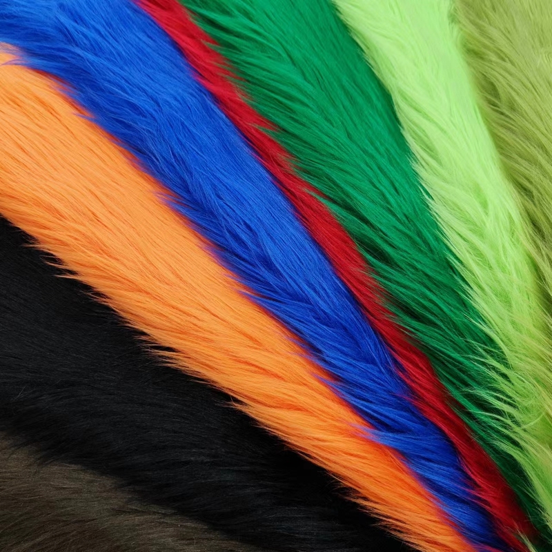 Custom Luxury Long Pile Fur Printed