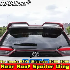 ชุดแต่งสปอยเลอร์หลังคาสีดำเงาแดงสไตล์สปอร์ตสำหรับ Toyota RAV4 Wildlander ปี 2020-2024 อุปกรณ์ตกแต่งรถยนต์ - Product Image 2