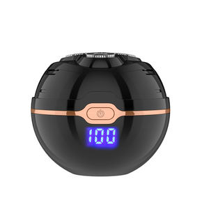 Afeitadora Eléctrica Esférica Mini Portátil <span class=keywords><strong>para</strong></span> Hombre, Carga Rápida Tipo-C, Pantalla Digital, Recortadora Rotativa USB, Afeitadora <span class=keywords><strong>para</strong></span> <span class=keywords><strong>Cabeza</strong></span> Calva - Product Image 3