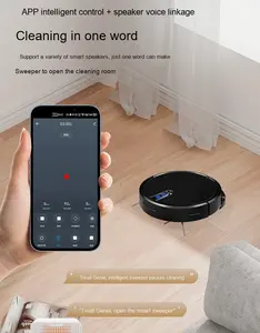 <span class=keywords><strong>เครื่อง</strong></span>ถูพื้นอัตโนมัติแบบออลอินวันเครื่องถูพื้นอัจฉริยะข้ามพรมแดนไร้ขอบระบบอัตโนมัติสำหรับโทรศัพท์มือถือรีโมทคอนโทรล - Product Image 5