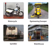 Feu arrière LED électrique télescopique long pour motos, vélos, patrouille, lumière d'avertissement clignotante pour le trafic