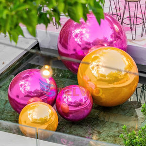 Bola de espejo inflable de <span class=keywords><strong>discoteca</strong></span> brillante gigante, esfera flotante para eventos al aire libre, modelos de fiestas de Navidad, inflables publicitarios - Product Image 2