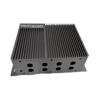 Boîtier de sortie en alliage d'aluminium personnalisé OEM avec indice de protection IP65 pour amplificateur, haut-parleur, dissipateur thermique, électronique, instrument