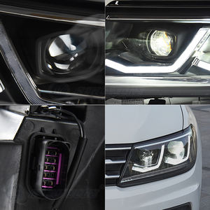 HCMOTIONZ Usine Nouveau Design DRL LED Phares pour Volkswagen pour <span class=keywords><strong>Tiguan</strong></span> 2017-2021 Feux Avant de Voiture avec Animation de Démarrage pour - Product Image 3