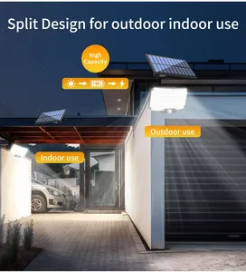 High Quality IP65 Waterproof 234 <b>LED</b> Solar <b>Sensor</b> Wall <b>Light</b> Remote Control <b>Motion</b> Detection Daylight Rechargeable Garden 1. Sol - Product Image 3