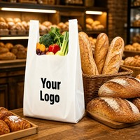 Sac en papier kraft brun personnalisé et recyclable pour la livraison de repas à emporter, avec logo – Offre spéciale