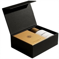 Boîte cadeau rigide personnalisée avec fermeture magnétique, en carton, doublure en mousse, impression quadricolore pour coffret de livres ou de café