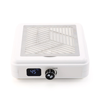 Collecteur de poussière pour ponceuse à ongles 2-en-1, moteur turbo sans balais personnalisé en usine, écran LCD, batterie 6H pour distributeurs et marques.