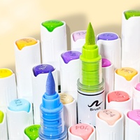 Marqueurs acryliques professionnels double pointe Graffiti Permanent 120 couleurs pour l'art et la peinture