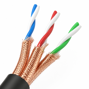Cable de Computadora DJYPVP 3 <span class=keywords><strong>Triadas</strong></span> 1.0mm² con Blindaje Individual y General, Cable de Señal para Instrumentación con Cubierta de PE/PVC - Product Image 1