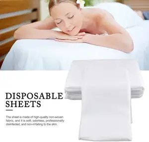 Toptan tek kullanımlık su geçirmez yatak çarşafı steril masaj yatağı yatak çarşafı s seyahat için tek kullanımlık yatak çarşafı s