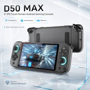 เครื่องเล่นเกมพกพา D50 MAX หน้าจอสัมผัส IPS ขนาด 5 นิ้ว ความละเอียด 1280x720 ระบบปฏิบัติการ Android รองรับ Wi-Fi ชิปประมวลผล Allwinner A527 8-core Arm Cortex-A55 สำหรับร้านค้าปลีก - Product Image 2