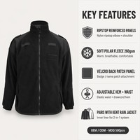 Fournisseur en gros de vestes uniformes avec logo personnalisé, veste coupe-vent en polaire unisexe pour le travail, automne-hiver, chaude
