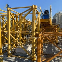 Machine de construction 6 tonnes 8/10t grue à tour topless à vendre utilisé fabrication topless en Stock vente grue à tour 40m
