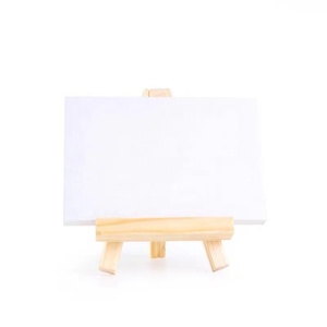 Small5x7cm, 6x8cm Mini <span class=keywords><strong>tele</strong></span> allungate piccola tela da pittura con Mini cavalletto <span class=keywords><strong>tele</strong></span> artistiche per la pittura con cavalletto da esposizione in legno - Product Image 5