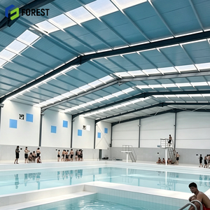 Complexe sportif aquatique modulaire robuste en acier préfabriqué clé en main pour natatorium - Product Image 1