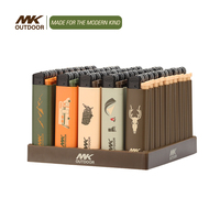 MK vente en gros POM matériel silex métal personnalisé cuisine Honset silex briquet pièces cigare torche jetable silex lumière