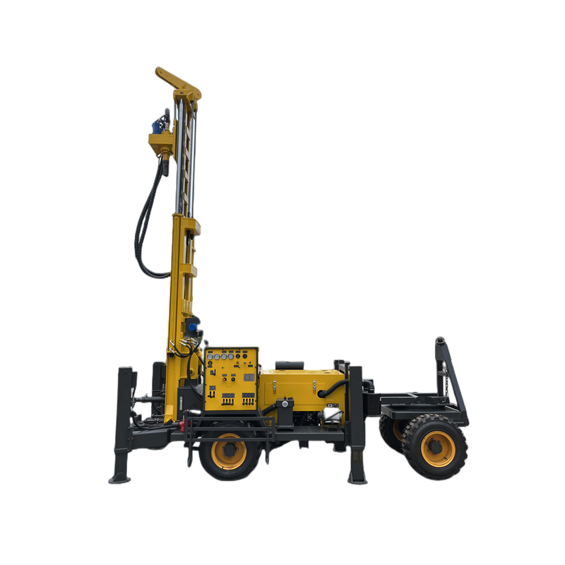 source 名牌pw260便携式拖车式钻机260米深水钻井机待售 on m.
