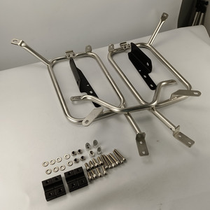 Caja de almacenamiento de aluminio para motocicleta, accesorios de soporte de carga, para lado izquierdo y derecho, 650 - Product Image 4