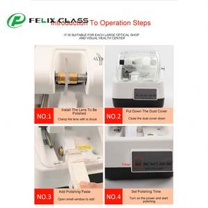 Pulidora Automática de Lentes Ópticas Controlada por Microcomputadora 2024, Máquina de Pulido de Bordes de Lentes para Gafas (Modelo CP-8 de 110/220V) - Product Image 5