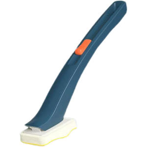 Cepillo para platos de material ABS con mango largo y cabezal de esponja reemplazable, herramienta de limpieza de cocina para ollas y platos. - Product Image 3