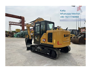 ใช้แล้ว Sany 75 7TON เครื่องขุดมือสอง SY75C มือสองใช้รถขุด SY60C 75C SY75C - Product Image 1
