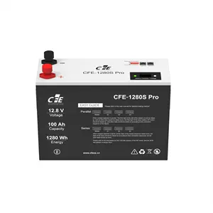 CFE Deep Cycle 12V 24V 100AH 200AH Golf Cart Battery Lithium Lead Acid Replacement Solar Battery