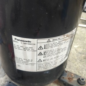 Compresseur scroll Sanyo C-SBR205H38Q 6Hp R134a pour remplacement de pompe à chaleur air-eau - Product Image 3