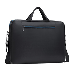 Bolso tote ultrafino sin marca, color marrón claro, resistente al agua, de poliéster, para trabajo, diseño de sublimación, para portátil. - Product Image 3