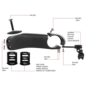 T1000 Carbon Fiber <strong>MTB</strong> Bicycle Stem 3 Degrees Adjust 31.8MM Carbon Road Bike Stem Road Bike Parts - Product Image 3