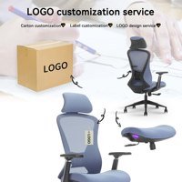 Chaise ergonomique personnalisée en tissu maillé Vaseat K2-BH, échantillon gratuit, chaise de bureau rafraîchissante, Sedia, Cadeira, Silla