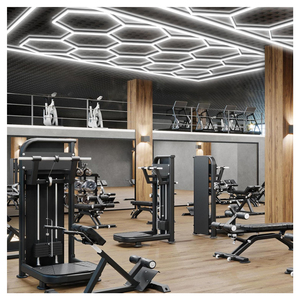 Chất lượng cao 14-<span class=keywords><strong>Grid</strong></span> LED Hexagon hệ thống chiếu sáng tối ưu bảo hiểm tổ ong thiết kế cho nhà để xe hội thảo văn phòng & kho - Product Image 1