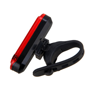 Feu arrière LED pour vélo, 70mm x 20mm, rechargeable, étanche, mode flash, rouge et blanc, pour la conduite nocturne - Product Image 3