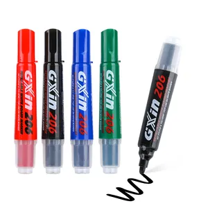 GXIN G-208 12pcs / Set Dry Erase Markers Whiteboard Markers Ultra Fine Tip Markers for School Office Home - Coffee