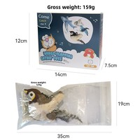 Mainan Boneka Burung Pipit Asli, Burung Berbunyi dan Bergetar, Mainan Kucing Elektrik, Ikan Simulasi yang Menghibur Sendiri, Burung Bersayap yang Bergetar