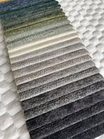 Tissu d'ameublement en chenille jacquard 100% polyester 330 GSM pour canapé et coussins décoratifs