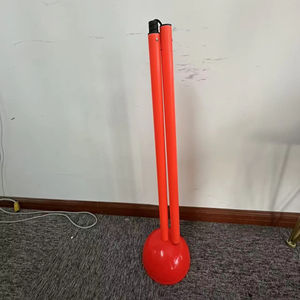 เสาธงมุมสนามฟุตบอล บาสเกตบอล วอลเลย์บอล <span class=keywords><strong>ทำ</strong></span>จาก PVC สีแดง ขนาด 1.5 <span class=keywords><strong>ม</strong></span>. พกพาสะดวกสำหรับผู้ใหญ่ ใช้สำหรับการสอบเข้า การวิ่งแข่งขัน - Product Image 1