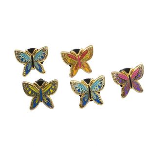 Pin de metal transparente con laca y purpurina, sin MOQ, para manualidades metálicas - Product Image 4