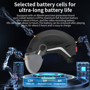 Características de AI Ai Smart Helmet Casco de motocicleta con Blue Toother Ece 22,06 Aprobar Sena Blue Toother <span class=keywords><strong>Intercom</strong></span> para casco - Product Image 5