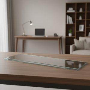 Panneaux en verre trempé transparent 31,5 x 9,8 pouces, rectangulaires et durables, pour la décoration de la maison et du bureau - Product Image 2