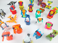 Juguete de Coche Transformable de PVC, Mini Avión Inercial, Robots de Deformación, Modelo de Juguete, Regalo para Niños, Figuras Transformables, Fabricación 2025