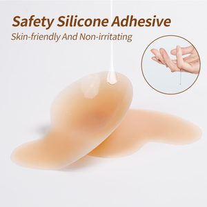 Herbruikbare Sexy Dames <span class=keywords><strong>Nude</strong></span> Siliconen Hef Decolleté Patal Tepel Cover Voor Diepe V-Jurk - Product Image 2