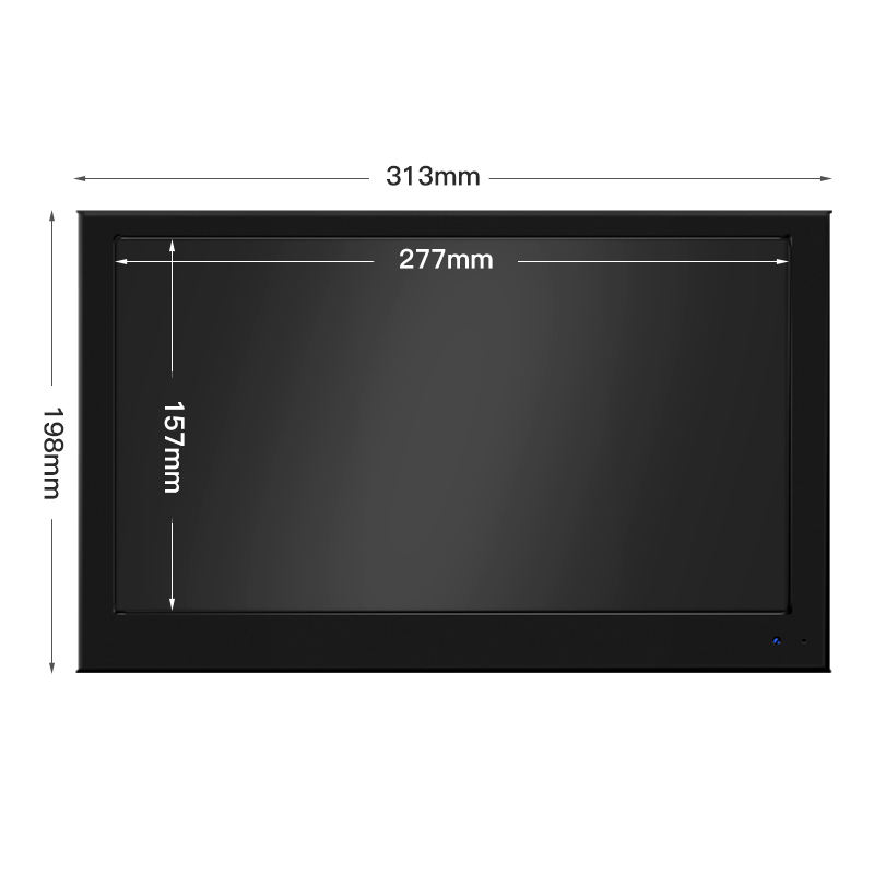 Factory 12.5 Inch Industrial Monitor IPS Full HD Aluminum LCD Display 1920*1080 LED Industrial Screen