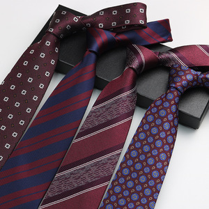Cravatta Casual a Righe per Uomo, Cravatta Ascot o Cravatta Elegante in Poliestere per Uomo - Product Image 1