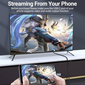 Câble USB-C vers HDTV 4K 30Hz, <span class=keywords><strong>adaptateur</strong></span> convertisseur Type C vers HDTV pour home cinéma, projecteur mobile - Product Image 5